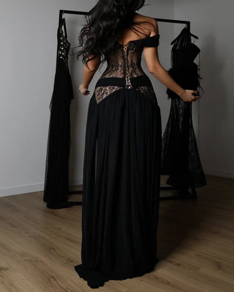 Vestido Corsé de Encaje