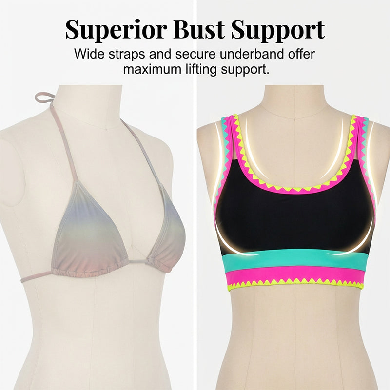Bikini 3 Piezas Cintura Alta
